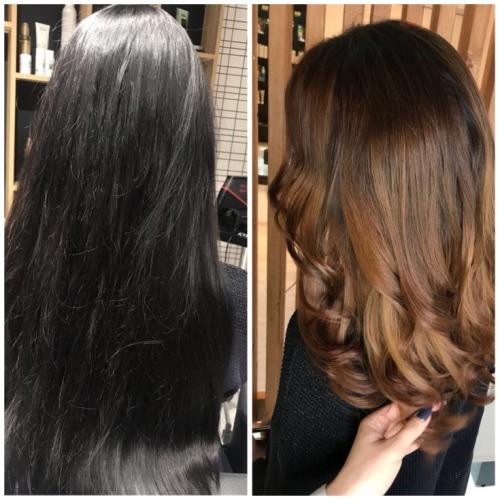 Как выйти из черного цвета волос в шоколадный в домашних условиях. Выход из черного в русый: Советы и рекомендации экспертов