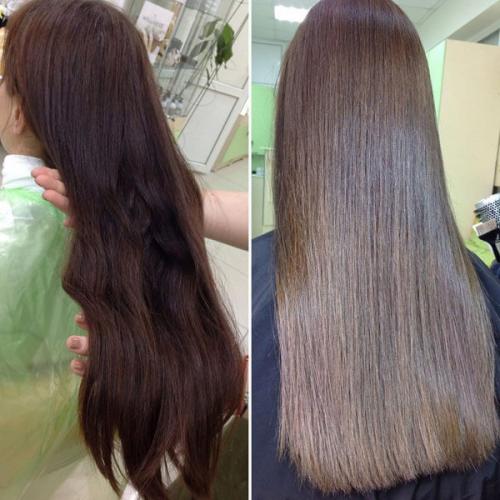 Из черного в блонд за 1 раз. Кислотная смывка для волос