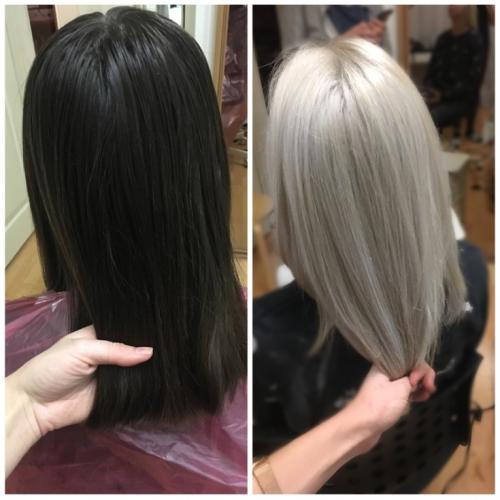 Как вывести черный цвет волос в коричневый. (+120 фото) Как выйти из черного цвета волос