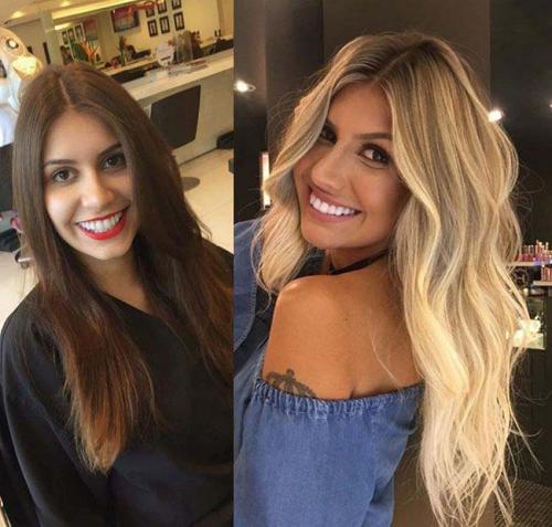 Из черного в блонд за 1 раз. Кислотная смывка для волос