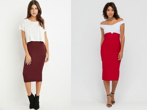 Классика и романтика: как создать образ с красной юбкой и белой блузкой 01