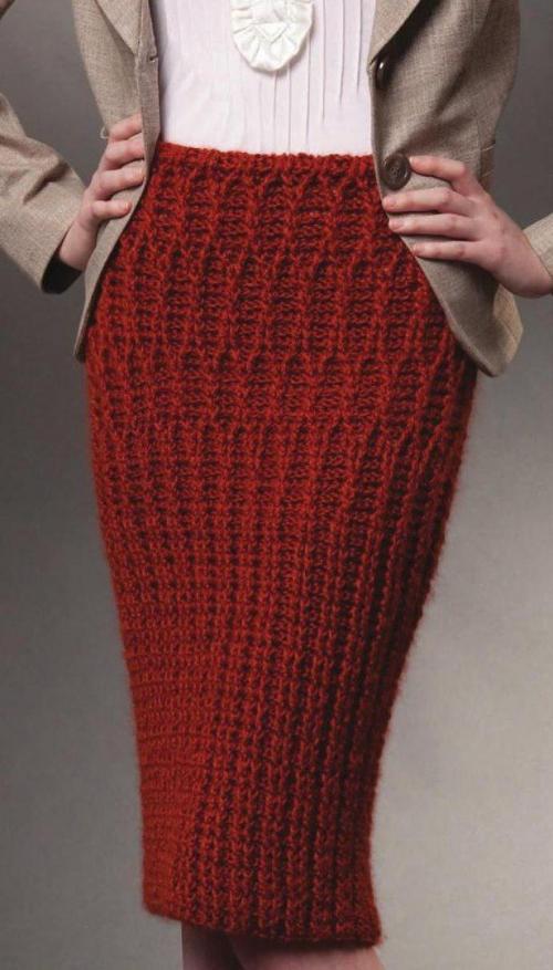 С чем сочетать красную юбку для делового стиля. Образ с красной юбкой-карандаш