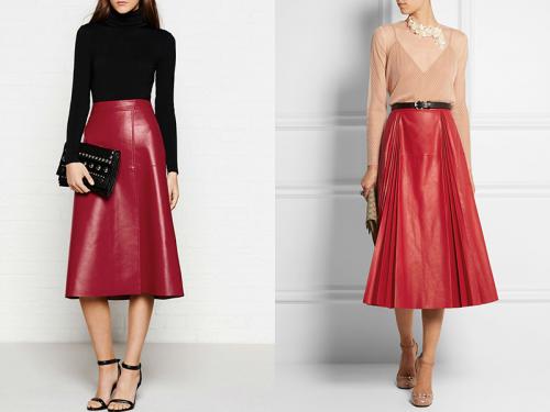 Как создать идеальный образ с красной юбкой-карандаш 08