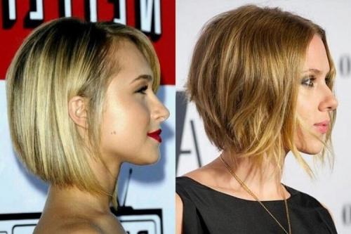 Стрижка без челки на средние волосы. Стрижка для средних волос без челки