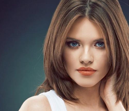 Стрижка без челки на средние волосы. Стрижка для средних волос без челки