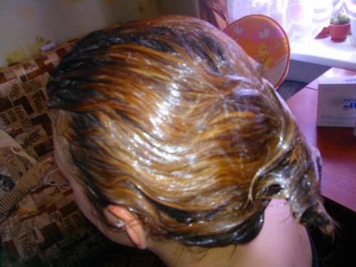 Как перекрасить волосы из темного в русый. Из брюнетки в русый част.