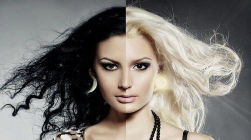 Как покрасить волосы с темного в светлый в домашних условиях. Спосо.  Осветление