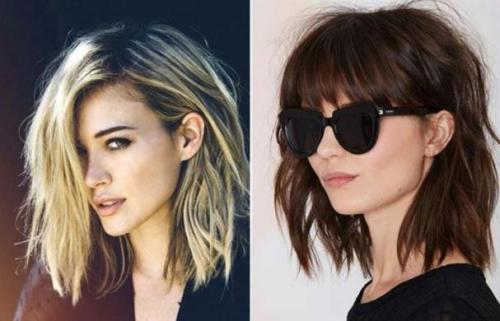 Стрижки на средние волосы с челкой 2022. Модные женские стрижки на средние волосы 2022 года и 80 фото для вдохновения