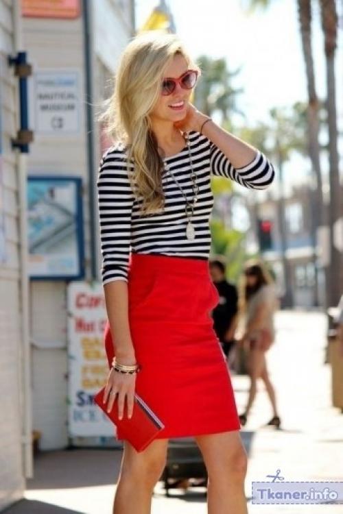 С чем сочетать красную юбку карандаш: стильные комбинации 04 С чем сочетать красную юбку карандаш: стильные комбинации 04