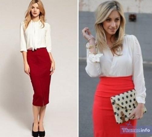 С чем носить красную юбку: 10 идеальных комбинаций 21 С чем носить красную юбку: 10 идеальных комбинаций 21