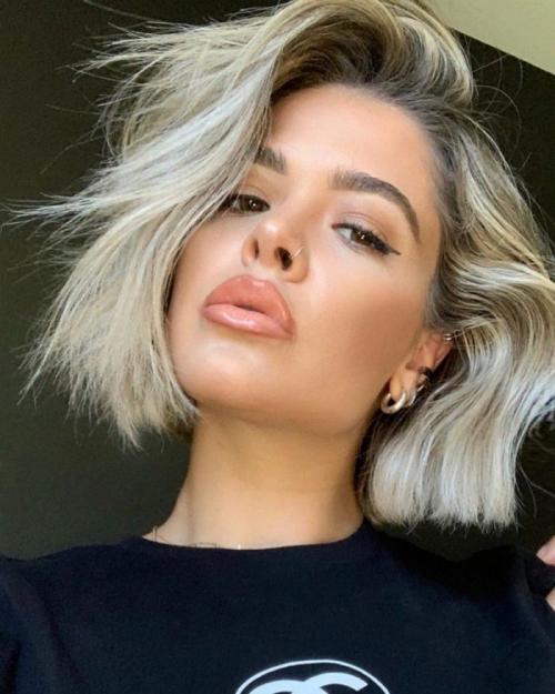 2022 Стрижка для средних волос без челки. Самые модные стрижки на средние волосы 2022 года –, что будет в тренде