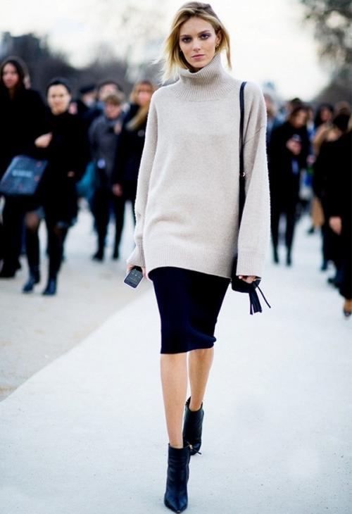 Можно ли носить красную юбку зимой, и как это сделать. С чем носить юбку-карандаш зимой