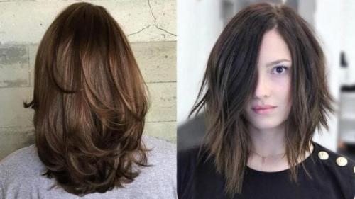 Многослойные стрижки на средние волосы. Многослойные стрижки и их плюсы