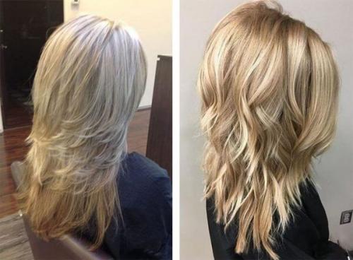 Модные объемные стрижки на средние волосы 2022. Объемные стрижки для волос средней длины