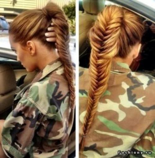 Рыбий хвост 2 косы пошагово. Как заплести косу рыбий хвост, пошаговая инструкция. Варианты плетения с фото