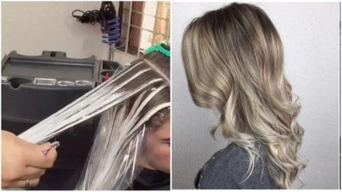 Делаем мелирование с розовым цветом на светлых волосах. Как сделать розовые пряди на светлых волосах? 14 Делаем мелирование с розовым цветом на светлых волосах. Как сделать розовые пряди на светлых волосах? 14