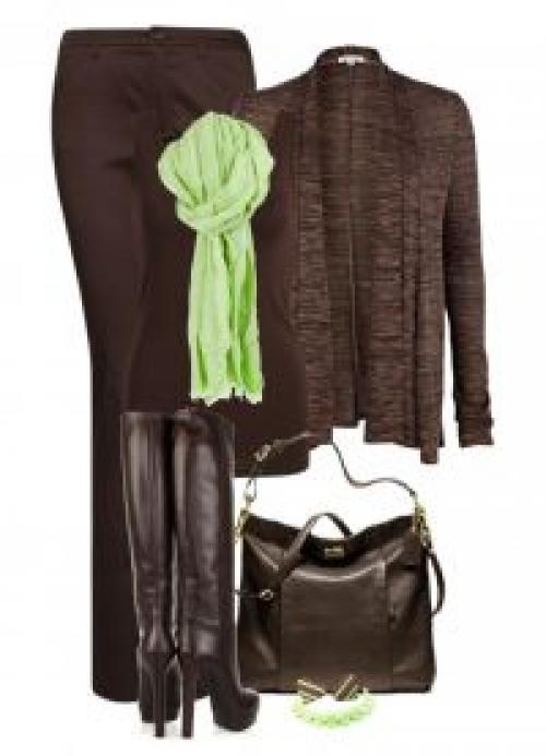 Цвет мокко в одежде кому идет. 