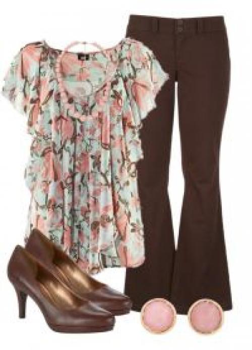 Цвет мокко в одежде кому идет. 