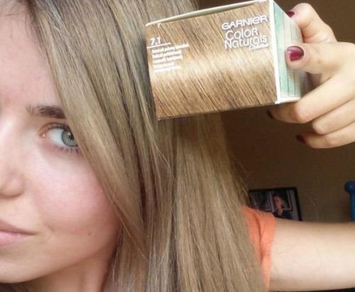 Краска для волос Garnier color natural. 1 Ольха.. Цвет волос ольха – фото до и после, кому идет, палитра оттенков от Garnier