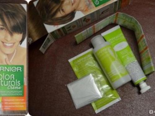 Краска для волос Garnier Color naturals. Особенности 05 Краска для волос Garnier Color naturals. Особенности 05