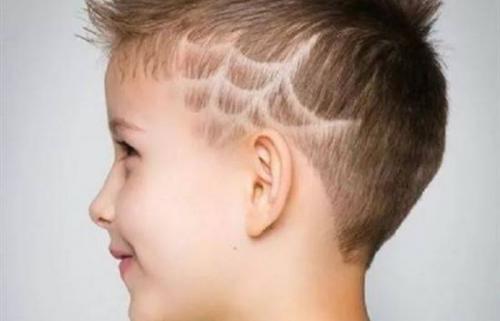 Рисунки на висках у мальчиков. Виды рисунков на голове