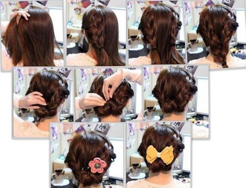 Прически за 5 минут самой себе. Легкие прически в школу самой себе за 5 минут: пошаговые фото