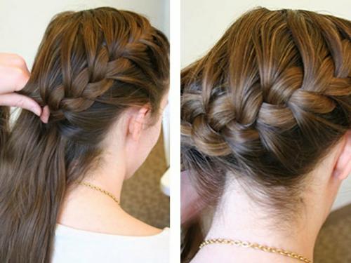 Прически в школу за 5 минут на средние волосы. Прически в школу за 5 минут: стильные и модные