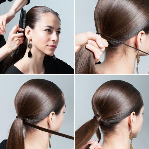 Быстрые прически на средние волосы на каждый день. Стильные и быстрые прически с хвостами для девушек и женщин