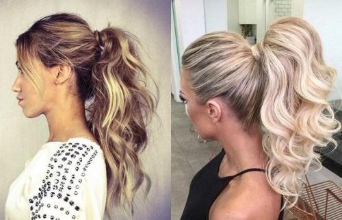 Быстрые прически на средние волосы на каждый день. Стильные и быстрые прически с хвостами для девушек и женщин