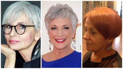 Стрижки для тонких и редких волос после 60 лет. Модные короткие стрижки для женщин после 60 лет и фото без укладки