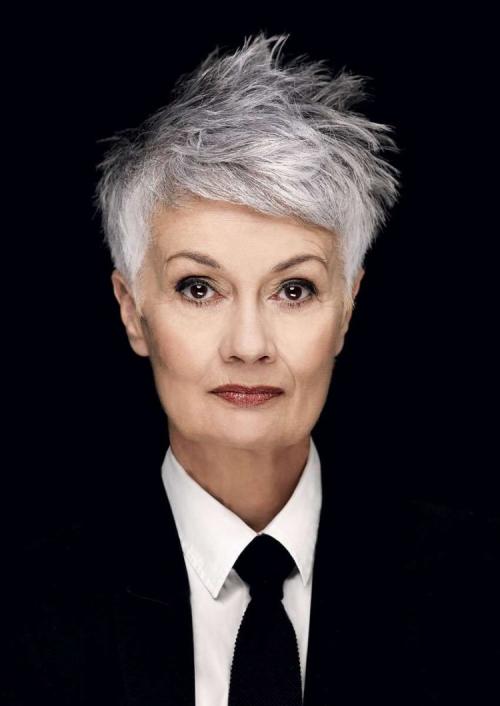 Стрижки для тонких и редких волос после 60 лет. Прически для пожилых женщин