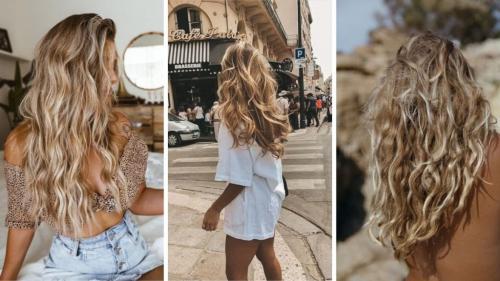 Долговременная укладка пляжная волна. Эффект пляжных волн на волосах