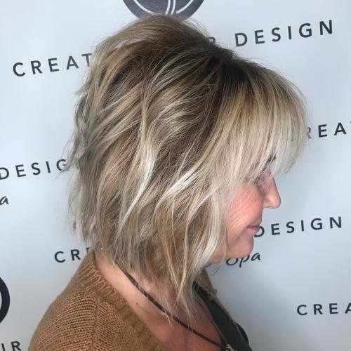 Стрижки для тонких и редких волос после 50 лет. Стрижки после 50 лет с челкой на тонкие волосы: 17 самых лучших идей