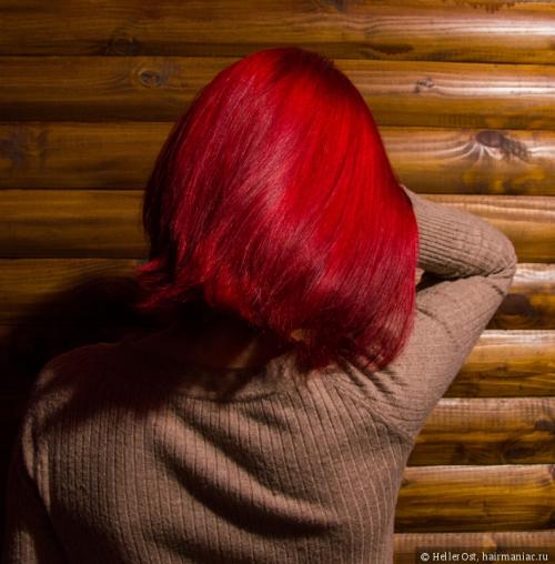 Можно ли красить волосы красками Concept на домашних условиях. Красный