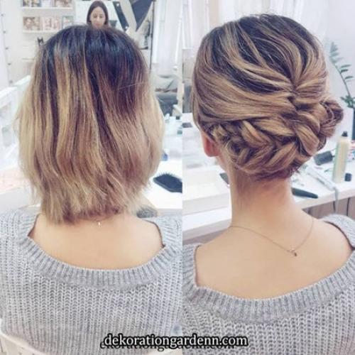 Модные укладки на короткие. Прическа на короткие волосы на праздник: фото 2022