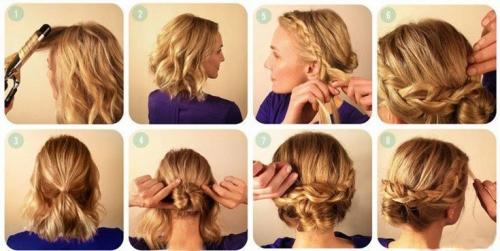 Укладка на короткие волосы в домашних условиях. Как красиво собрать короткие волосы