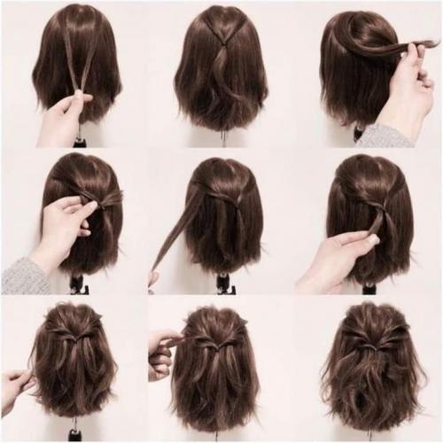 Укладка на короткие волосы в домашних условиях. Как красиво собрать короткие волосы