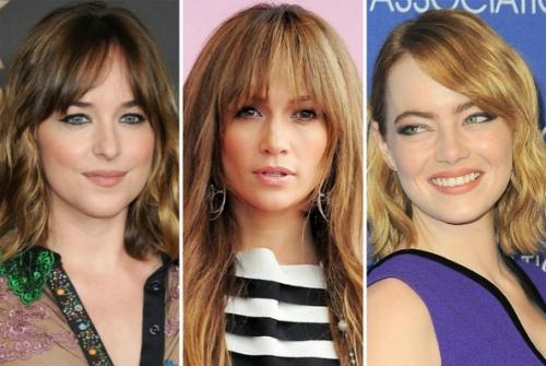 Укладка на средние волосы с челкой и без. Укладки на средние волосы. Фото, модные тенденции с чёлкой и без кудрями, на торжество 24