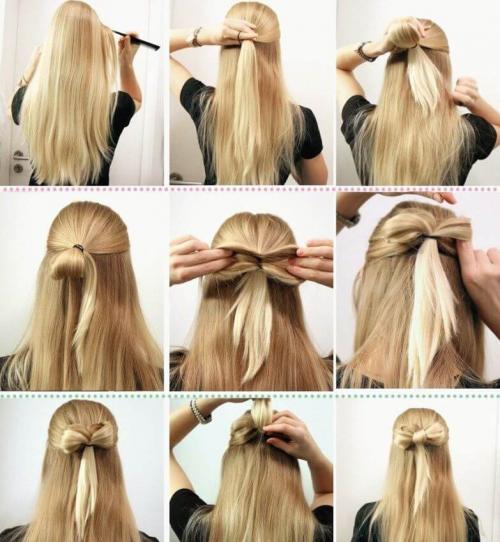 Легкие прически самой себе за 5 минут. Самые простые и легкие прически самой себе за 5 минут поэтапно