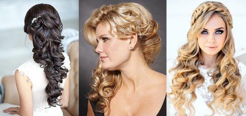 Укладка на средние волосы с челкой и без. Укладки на средние волосы. Фото, модные тенденции с чёлкой и без кудрями, на торжество 08