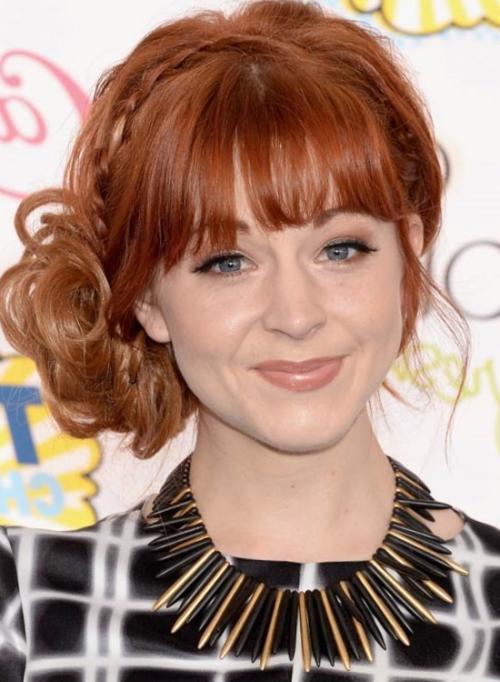 Прически на средние волосы с челкой на каждый день. Прически на средние волосы с челкой – фото