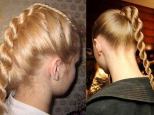 Легкие прически на средние волосы своими руками. Красивые прически на средние волосы быстро и легко поэтапно своими руками. Фото 35