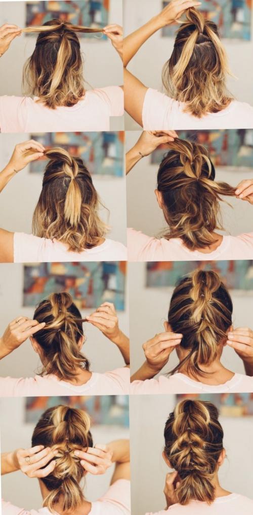 Как красиво заплести жидкие волосы. Красивые прически на средние тонкие волосы — фото