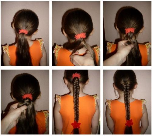 Прически в садик за 5 минут. Косички для девочек в садик за 5 минут лёгкие и красивые. Фото