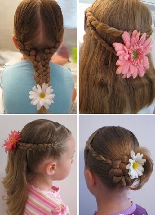 Косички для девочек с короткими волосами. КОСА ПО-ФРАНЦУЗСКИ