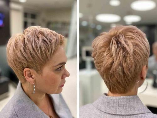 Короткая стрижка для женщин з. Модные тенденции для коротких стрижек 2022 года для женщин за 50 лет 05 Короткая стрижка для женщин з. Модные тенденции для коротких стрижек 2022 года для женщин за 50 лет 05