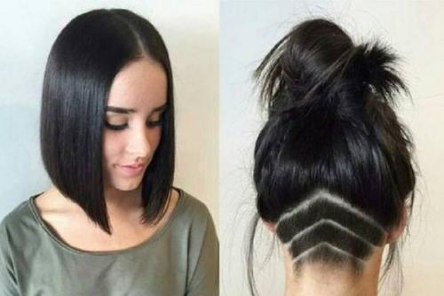 Как подстричь короткие волосы сзади. Стрижки с коротким затылком: фото