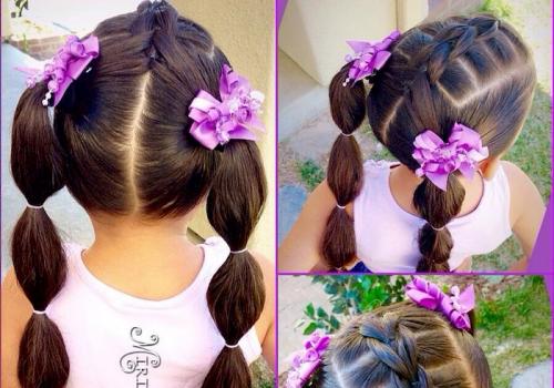 Прически в садик за 5 минут на длинные волосы. Легкие и красивые прически для девочек в садик на каждый день и 60 фото-идей