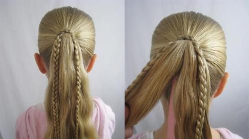 Прически для самых маленьких пошагово. 100 причесок из косичек для девочек с пошаговыми фото