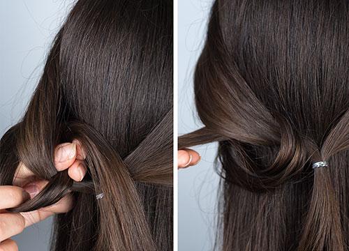 Быстрые прически с резиночками. 5 простых причесок на резинках пошагово